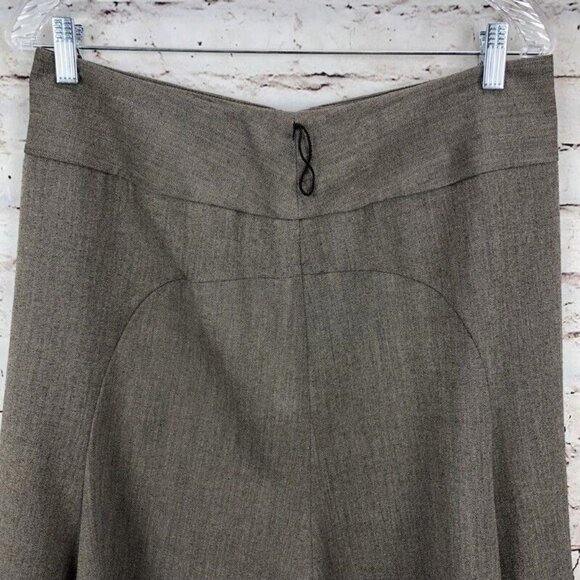 Bandolino Skirt Womens Size 10 Stretch Work Career Brown Flared EUC - Picture 2 of 7